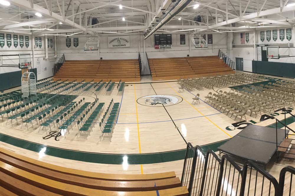 Hardwood Gym Flooring Danaher Floor Restoration Vermont Hardood